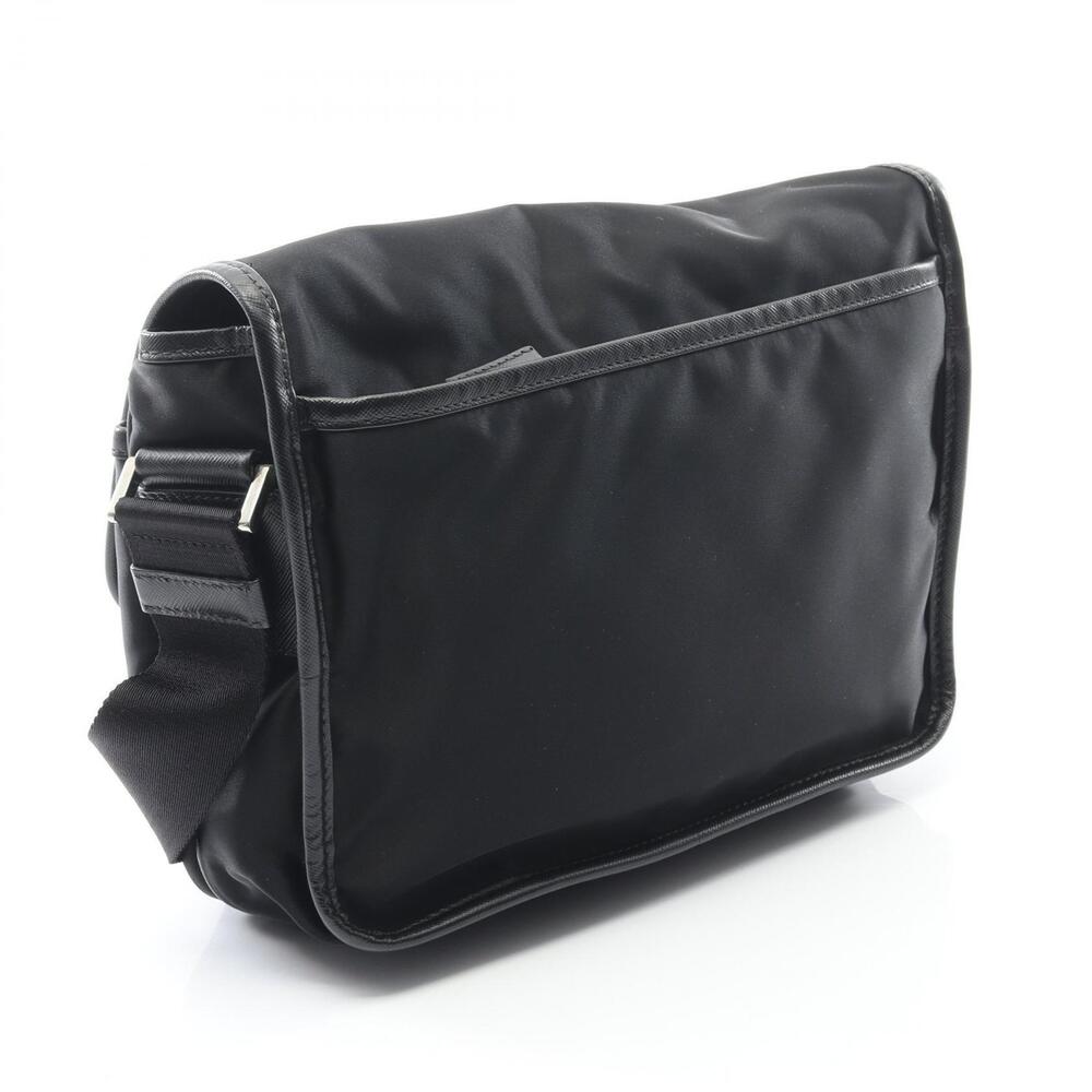 Prada Leather Black Bag Shoulder Saffiano